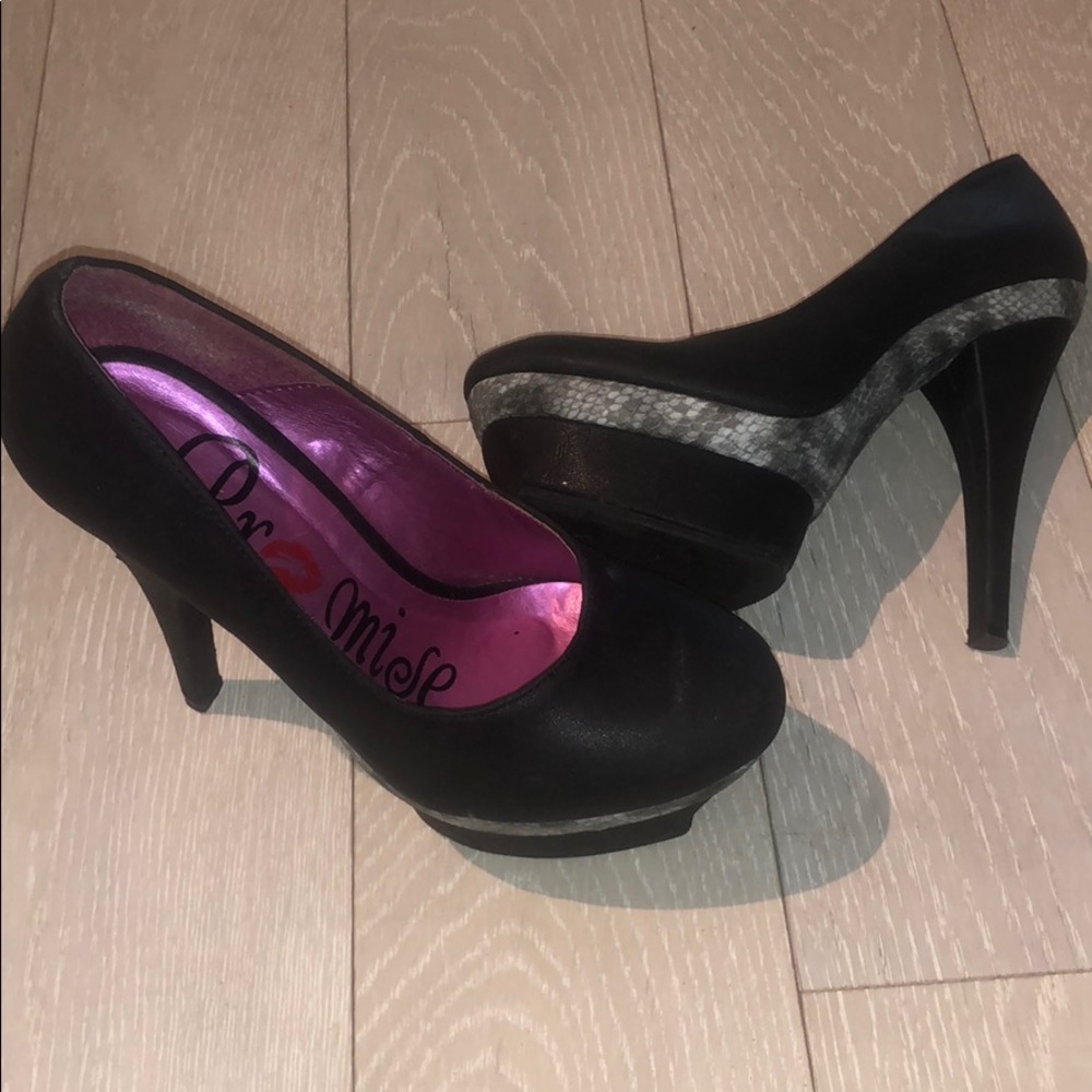 Black heels